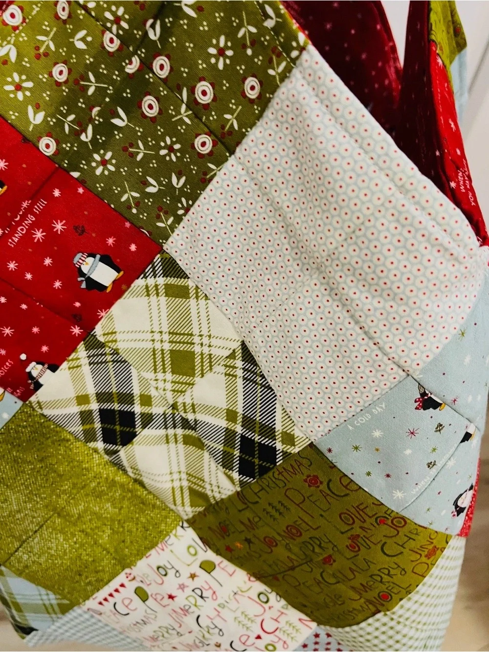 Handmade mondo quilted